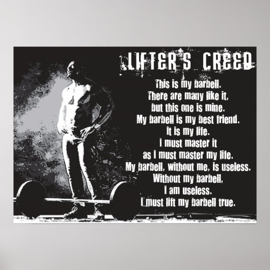 トレーニングやる気を起こさせる ポスター (正面)