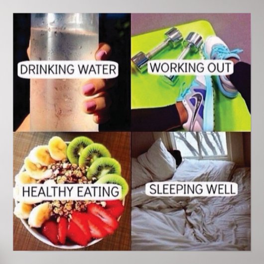 トレーニングやる気を起こさせる ポスター (正面)