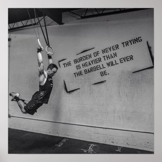 トレーニングやる気を起こさせる ポスター (正面)