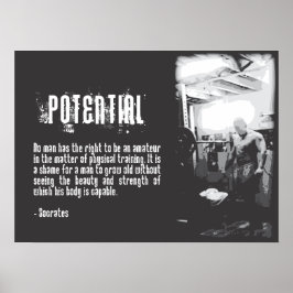 トレーニングやる気を起こさせる ポスター