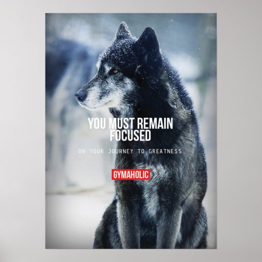 トレーニングやる気を起こさせる ポスター (正面)