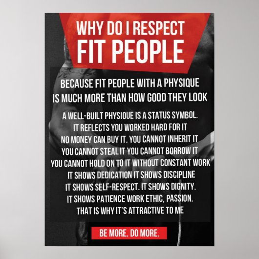 トレーニングやる気を起こさせる ポスター (正面)