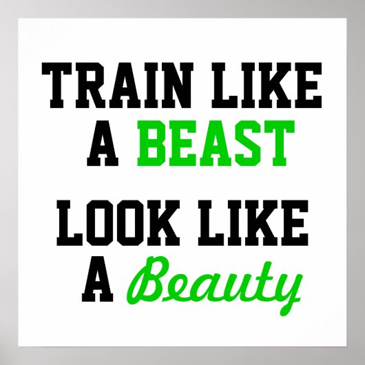 トレーニングやる気を起こさせる ポスター (正面)