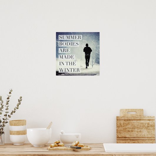 トレーニングやる気を起こさせる ポスター (キッチン)