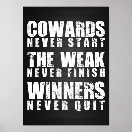 トレーニングやる気を起こさせる ポスター (正面)