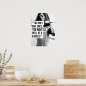 トレーニングやる気を起こさせる ポスター (キッチン)