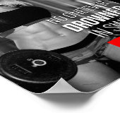 トレーニングやる気を起こさせる ポスター (角)