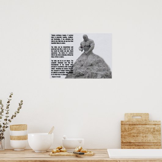 トレーニングやる気を起こさせる ポスター (キッチン)