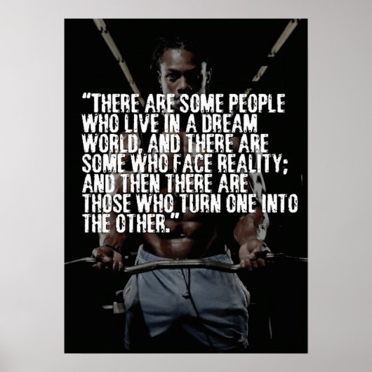 トレーニングやる気を起こさせる ポスター (正面)