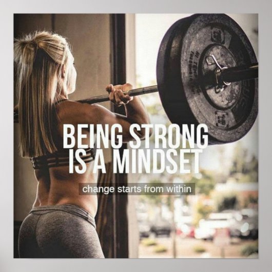 トレーニングやる気を起こさせる ポスター (正面)