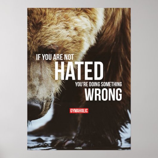 トレーニングやる気を起こさせる ポスター (正面)