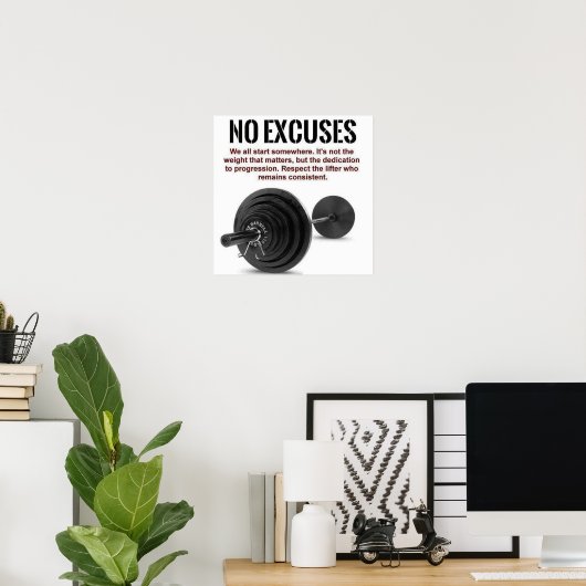 トレーニングやる気を起こさせる ポスター (ホームオフィス)