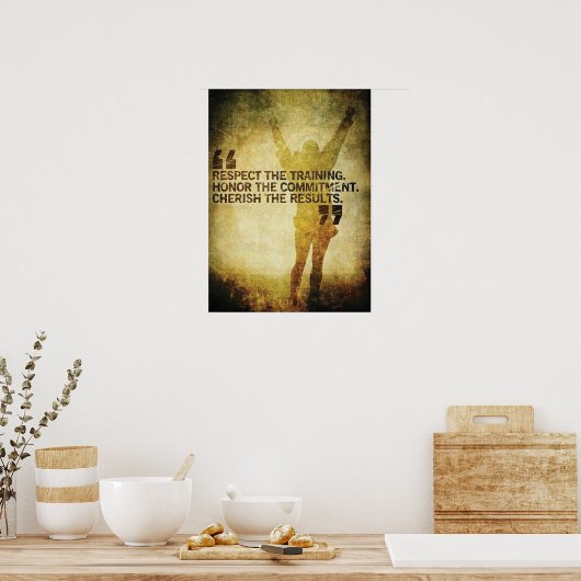 トレーニングやる気を起こさせる ポスター (キッチン)