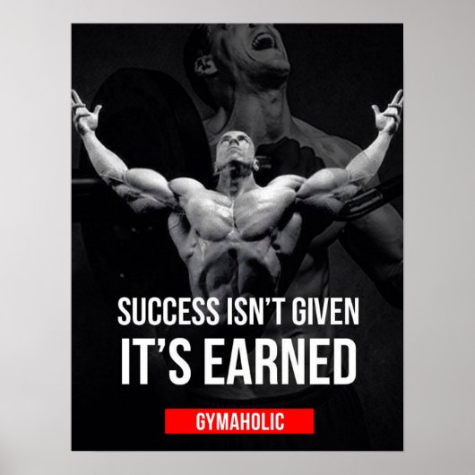 トレーニングやる気を起こさせる ポスター (正面)