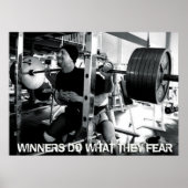 トレーニングやる気を起こさせる ポスター (正面)