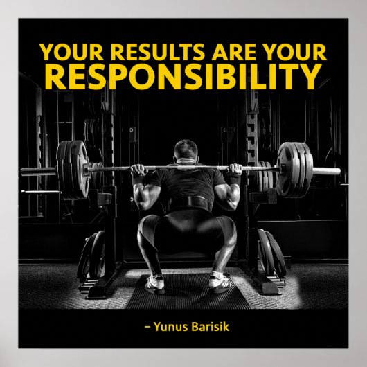 トレーニングやる気を起こさせる ポスター (正面)