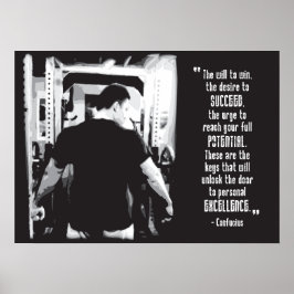 トレーニングやる気を起こさせる ポスター