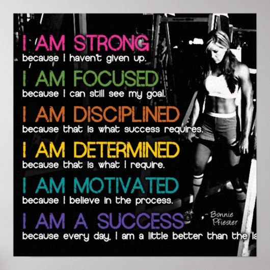 トレーニングやる気を起こさせる ポスター (正面)