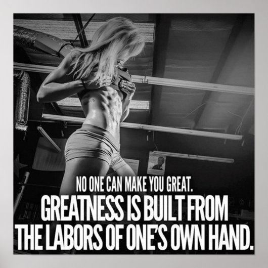 トレーニングやる気を起こさせる ポスター (正面)