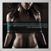 トレーニングやる気を起こさせる ポスター (正面)