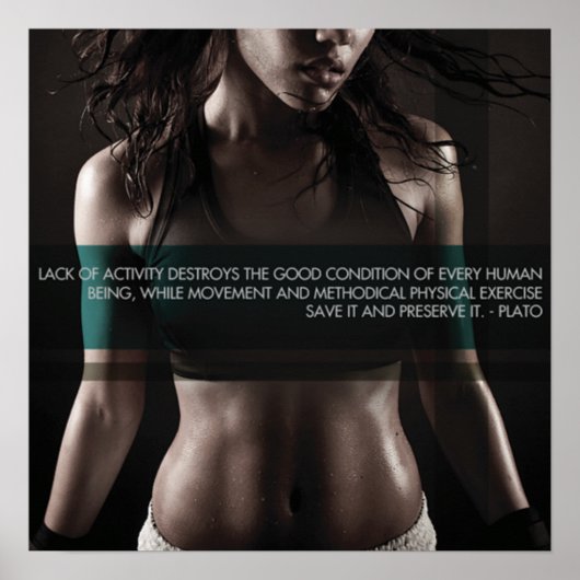 トレーニングやる気を起こさせる ポスター (正面)