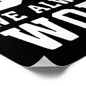 トレーニングやる気を起こさせる ポスター (角)