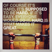 トレーニングやる気を起こさせる ポスター (正面)