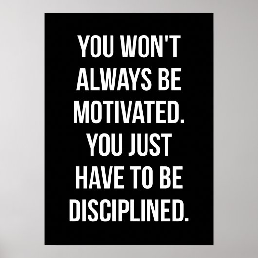 トレーニングやる気を起こさせる ポスター (正面)