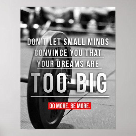 トレーニングやる気を起こさせる ポスター (正面)