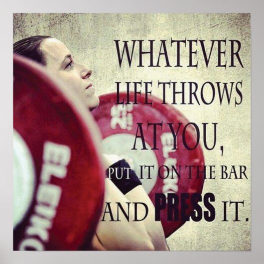 トレーニングやる気を起こさせる ポスター (正面)