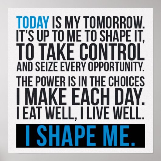 トレーニングやる気を起こさせる ポスター (正面)