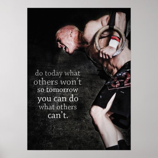 トレーニングやる気を起こさせる ポスター (正面)