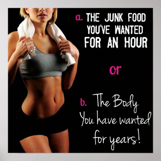 トレーニングやる気を起こさせる ポスター (正面)