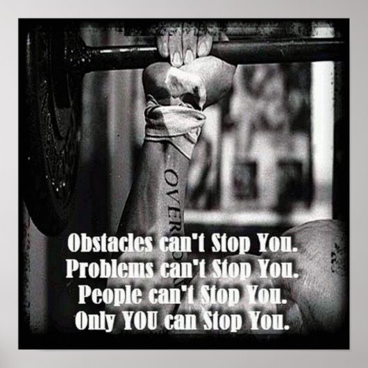 トレーニングやる気を起こさせる ポスター (正面)