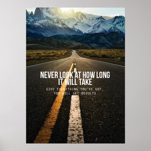 トレーニングやる気を起こさせる ポスター (正面)