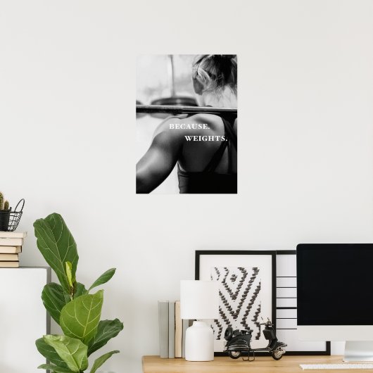 トレーニングやる気を起こさせる ポスター (ホームオフィス)