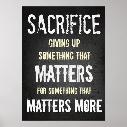 トレーニングやる気を起こさせる ポスター (正面)