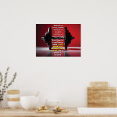 トレーニングやる気を起こさせる ポスター (キッチン)