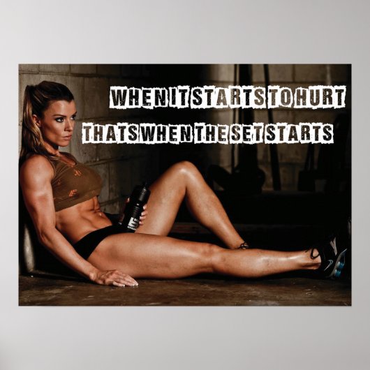 トレーニングやる気を起こさせる ポスター (正面)