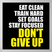 トレーニングやる気を起こさせる ポスター (正面)