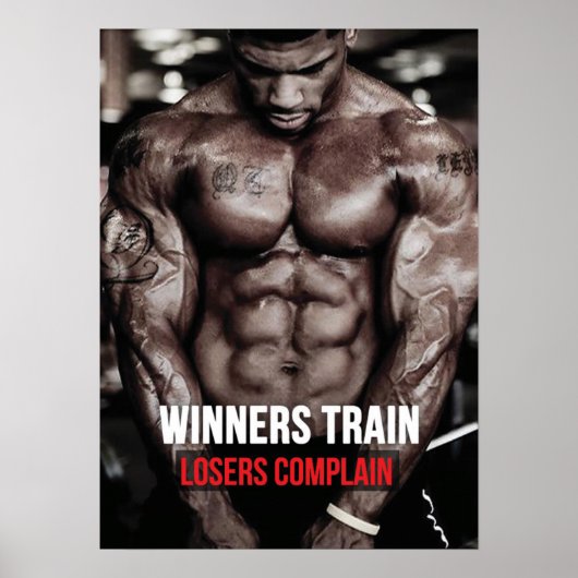 トレーニングやる気を起こさせる ポスター (正面)