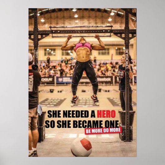 トレーニングやる気を起こさせる ポスター (正面)