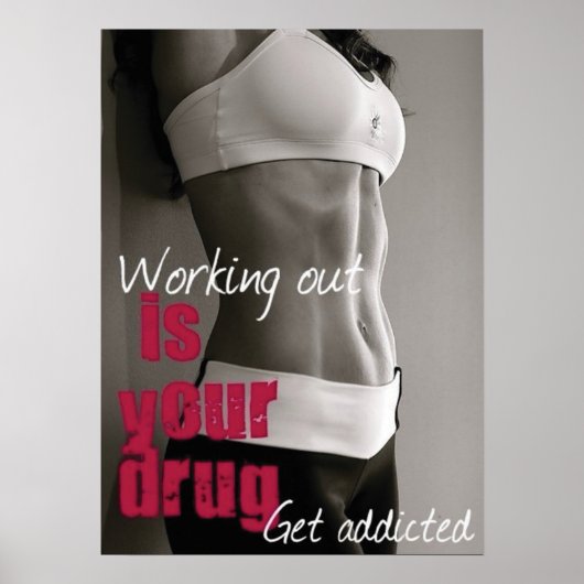 トレーニングやる気を起こさせる ポスター (正面)