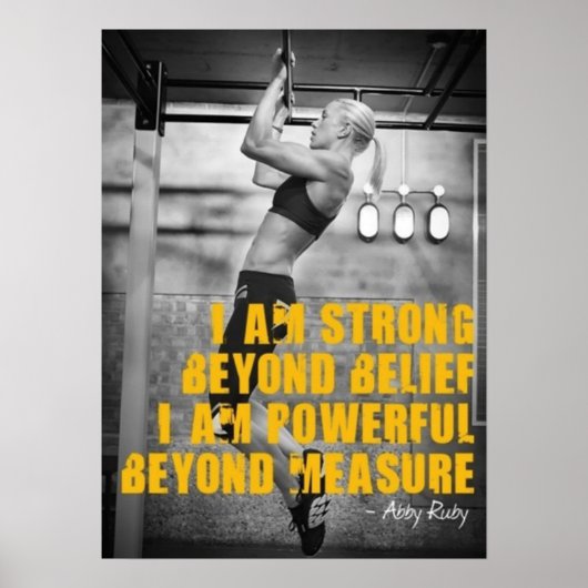 トレーニングやる気を起こさせる ポスター (正面)