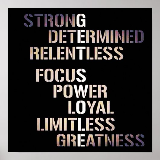 トレーニングやる気を起こさせる ポスター (正面)