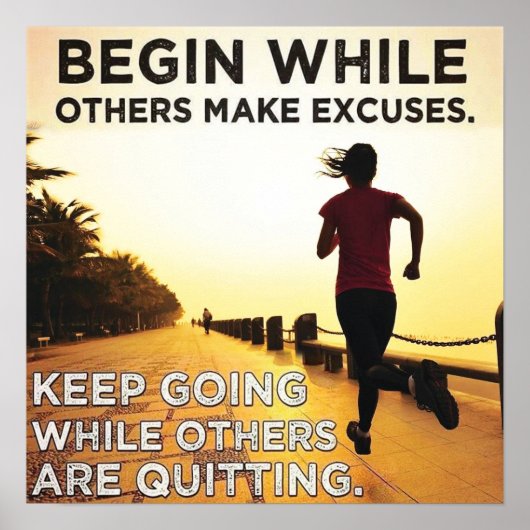 トレーニングやる気を起こさせる ポスター (正面)