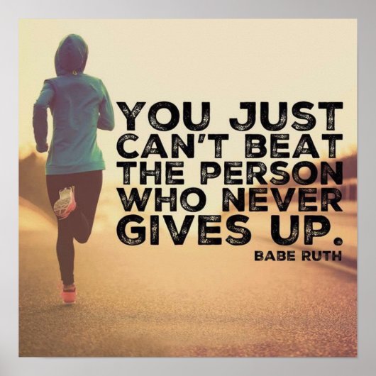 トレーニングやる気を起こさせる ポスター (正面)