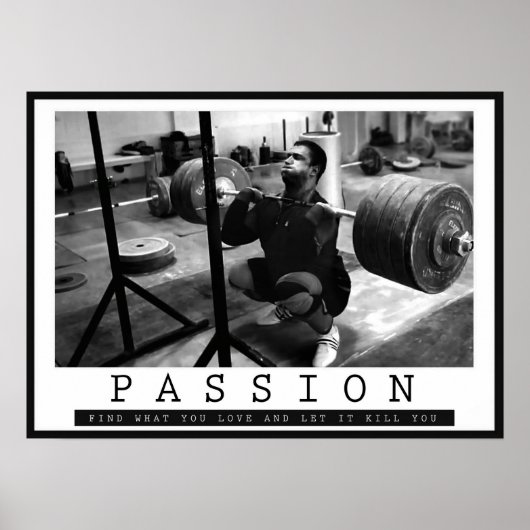 トレーニングやる気を起こさせる ポスター (正面)