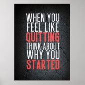 トレーニングやる気を起こさせる ポスター (正面)