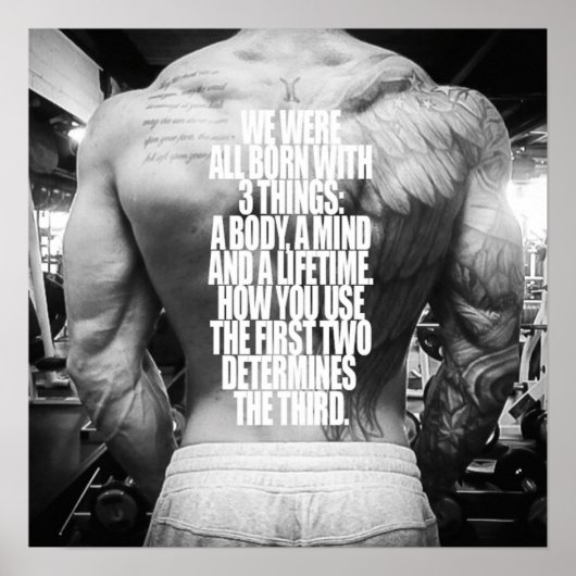 トレーニングやる気を起こさせる ポスター (正面)